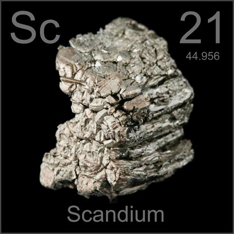 Element: Scandium — Periodic table .